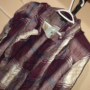 Button down flannel shirt